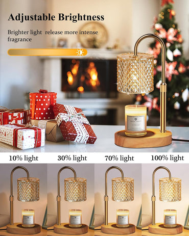 Elegant Adjustable Candle Warmer Lamp with Timer & Dimmer – Ideal Gift for New Homes, Birthdays, and Special Occasions for Women and Moms