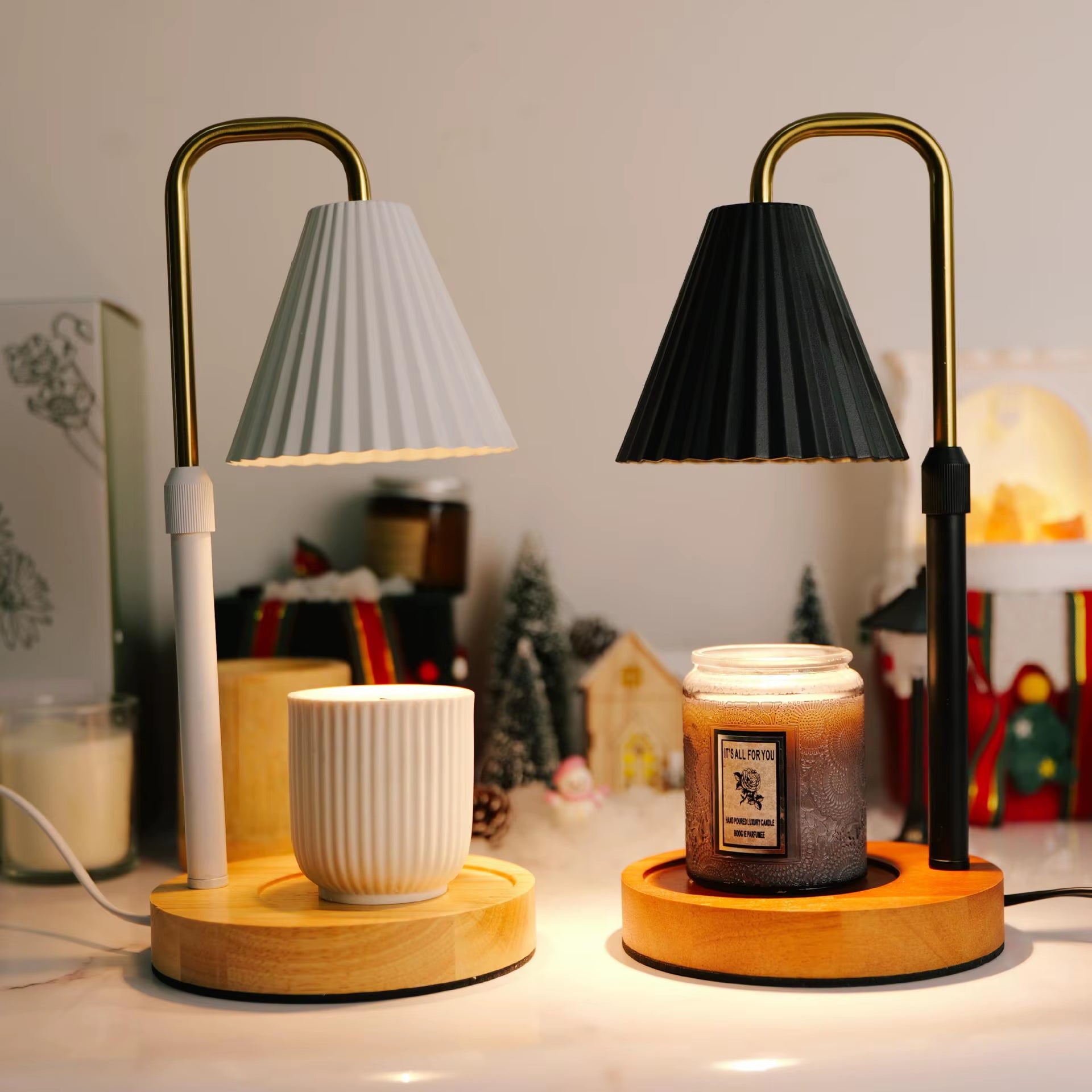 Dimmable Candle Lamp Warmer - Perfect for Wax Melts, Housewarming, Valentine's Day & Father's Day Gifts