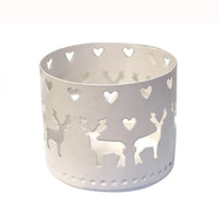 Vintage Metal Candle Holder Candleholder Lantern Hurricane Pillar